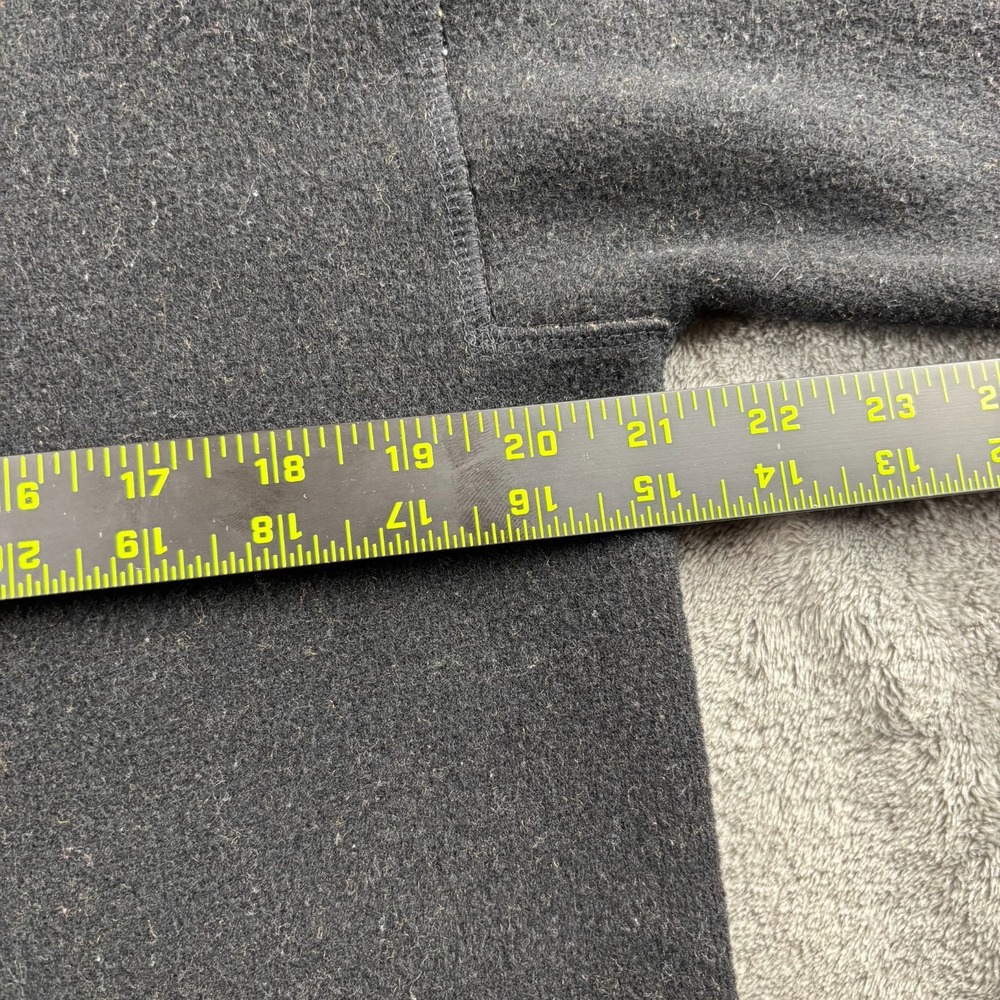 Lauren Ralph Lauren Jacket Womens Small Petite Black Wool Knit Hooded Full Zip - Picture 7 of 10